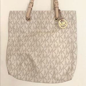 Michael Kors Off White Large Tote